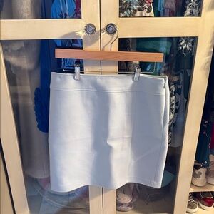 White House Black Market Light Blue Mini Skirt